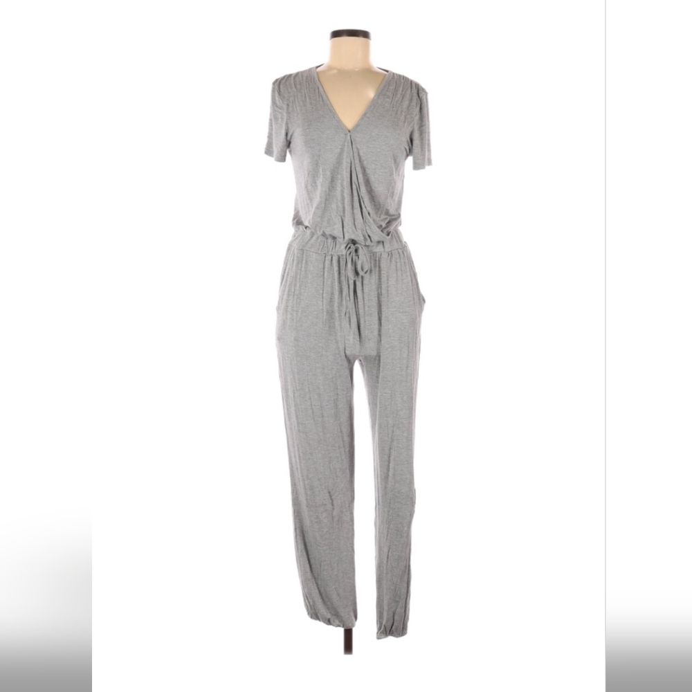 Speechless Grey Jumpsuit - Size M